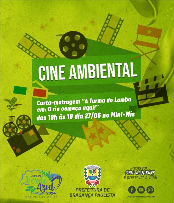 Curta-metragem “A Turma do Lamba em: O rio começa aqui!” será apresentado no Cine Ambiental desta quinta-feira (27/06)