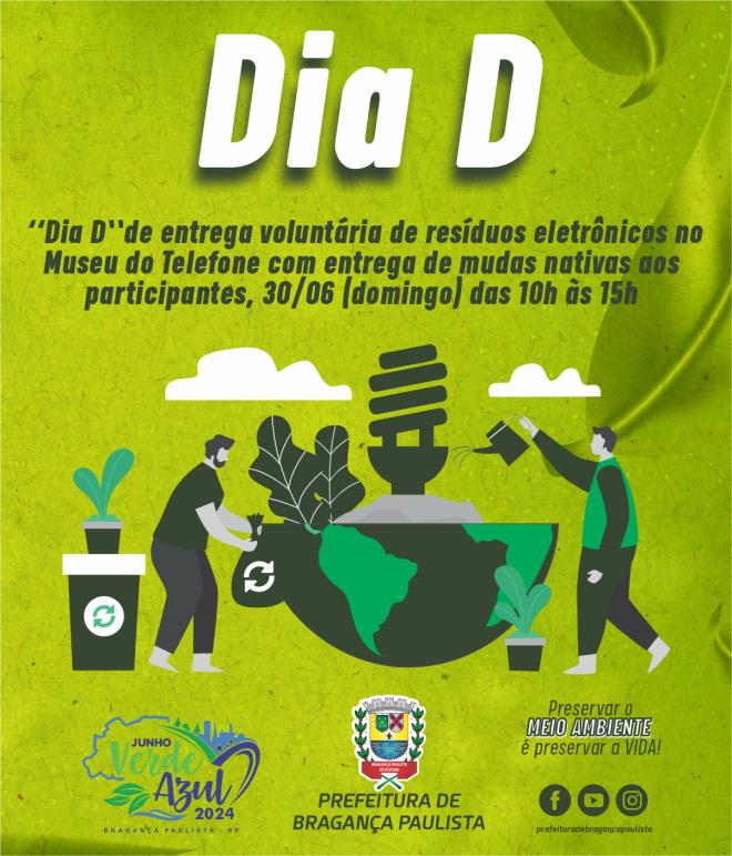 Dia D de entrega voluntária de resíduos eletrônicos acontece no Museu do Telefone