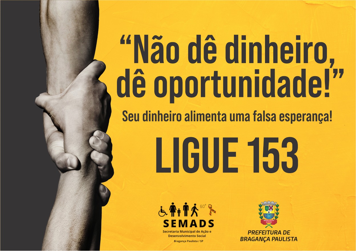 153: Bragança Paulista cria canal de abordagem para moradores em situação de rua
