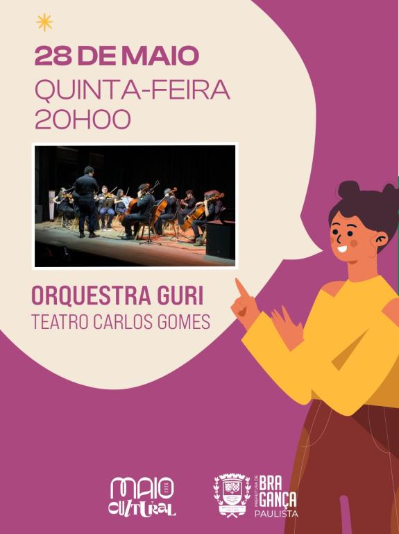 GURI celebra 30 anos com apresentações especiais no Maio Cultural 2026 em Bragança Paulista