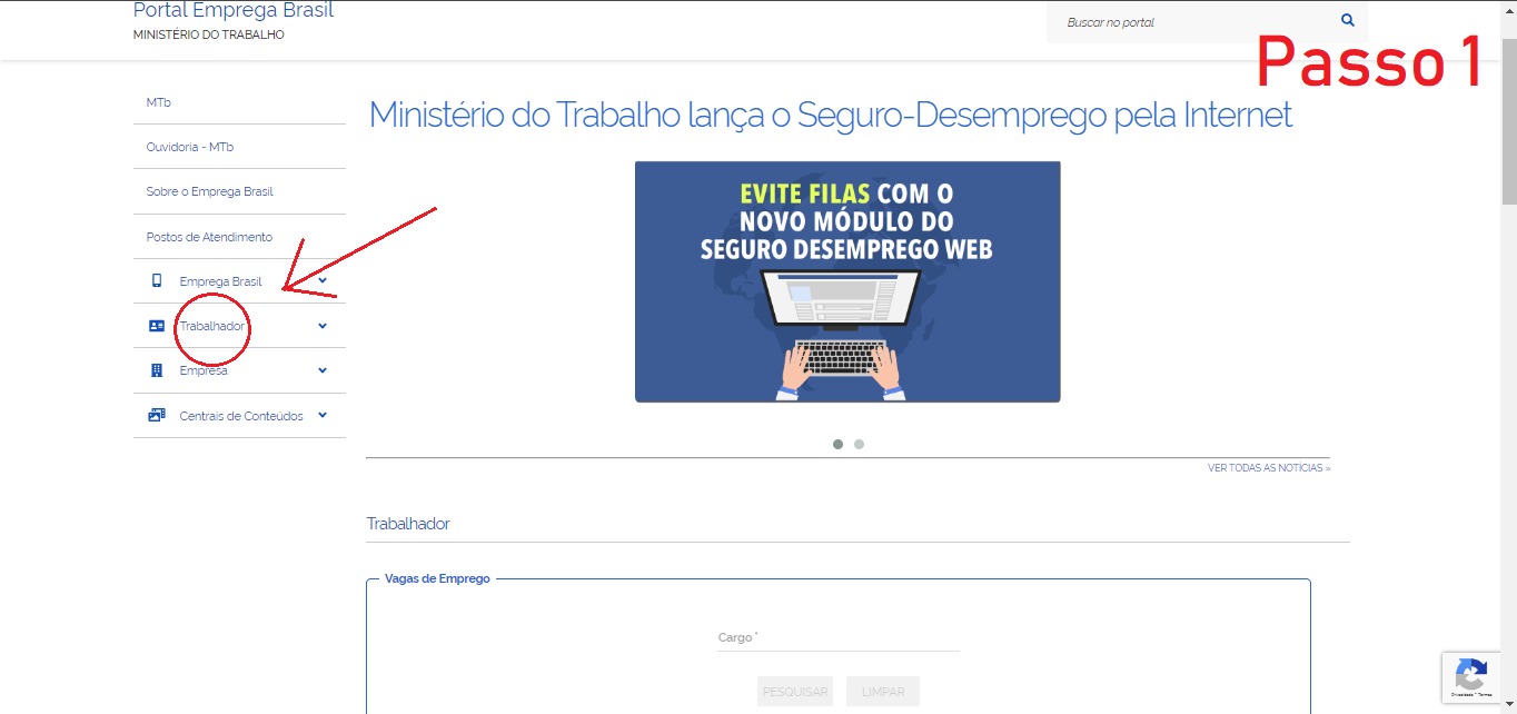Emprega Bragança agora é acessado pelo Portal GOV.BR ou pela Carteira Digital de Trabalho