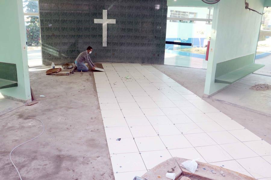 Iniciadas obras de reforma do Velório Municipal