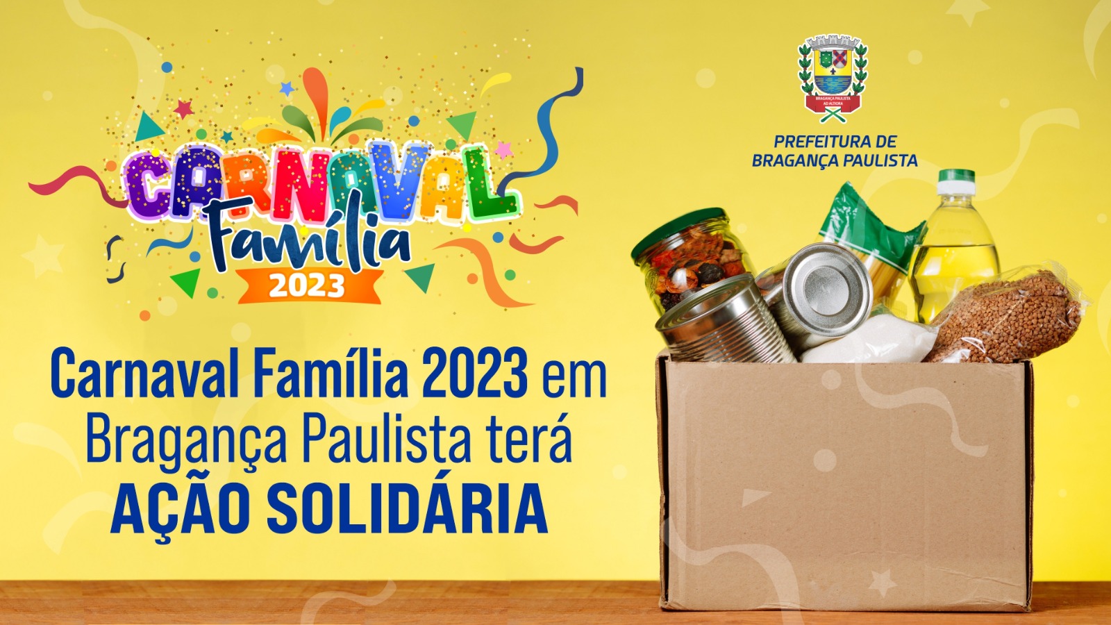 Carnaval Família 2023 em Bragança Paulista terá ação solidária