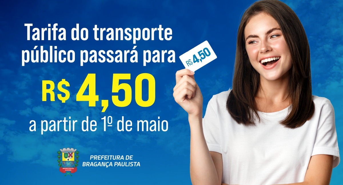 Prefeitura de Bragança Paulista reduz tarifa de ônibus 