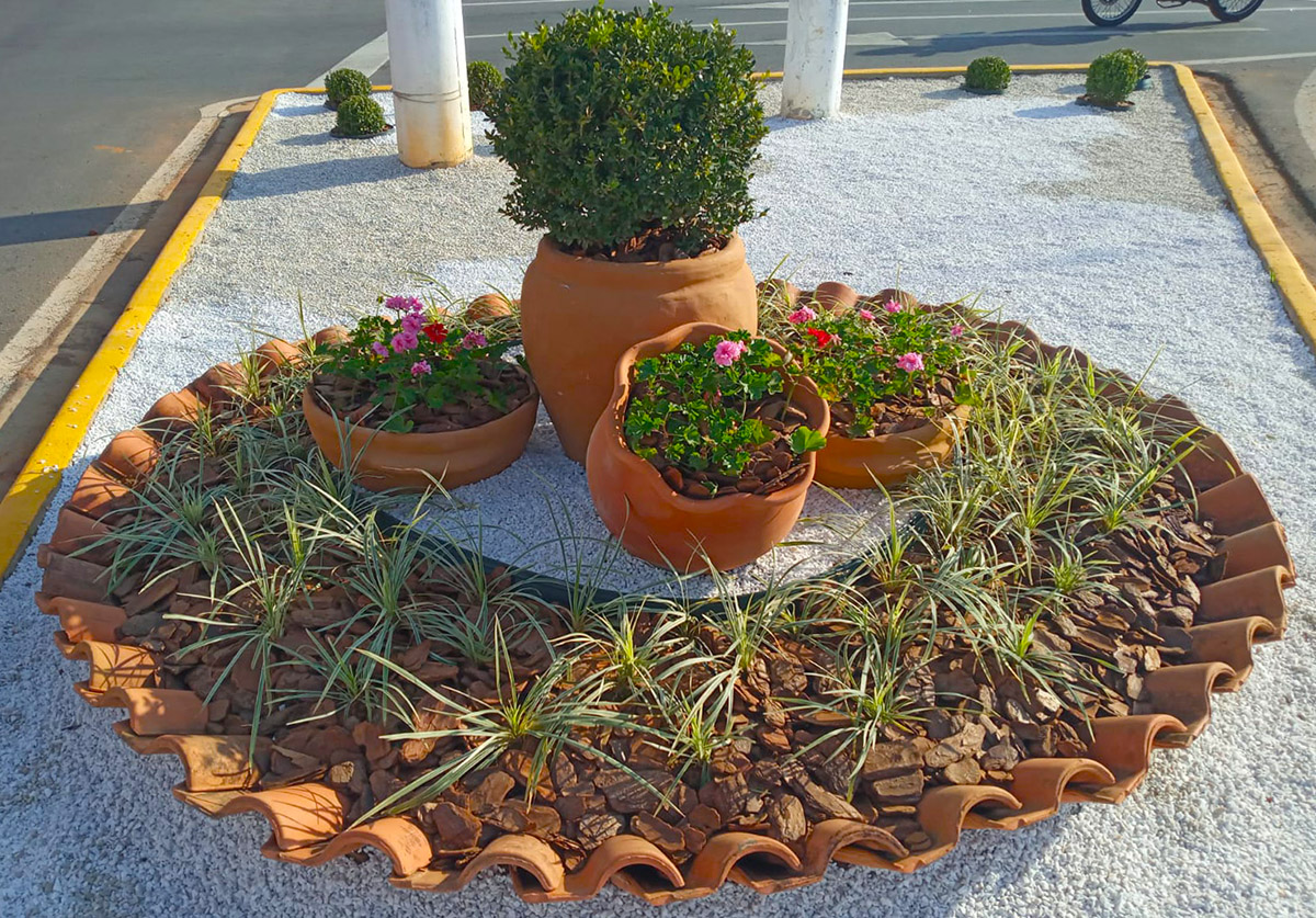 Paisagismo da Praça Chico Major tem chamado atenção de bragantinos e visitantes