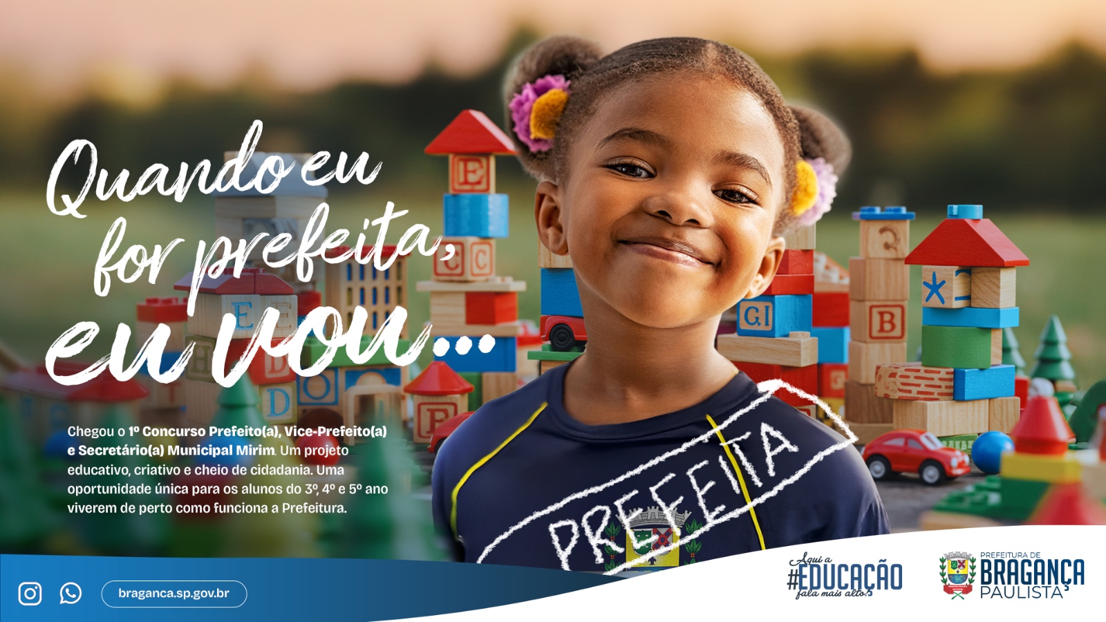 Prefeitura lança 1º Concurso Prefeito(a), Vice-Prefeito(a) e Secretário(a) Municipal Mirim 2025