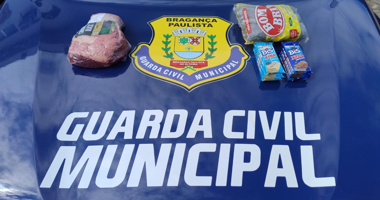 GCM de Bragança Paulista prende em flagrante suspeito de furto em supermercado
