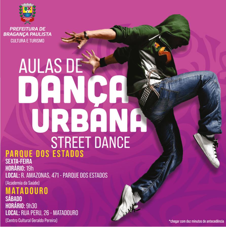 Prefeitura oferece aulas de dança urbana e ritmos em diversos bairros