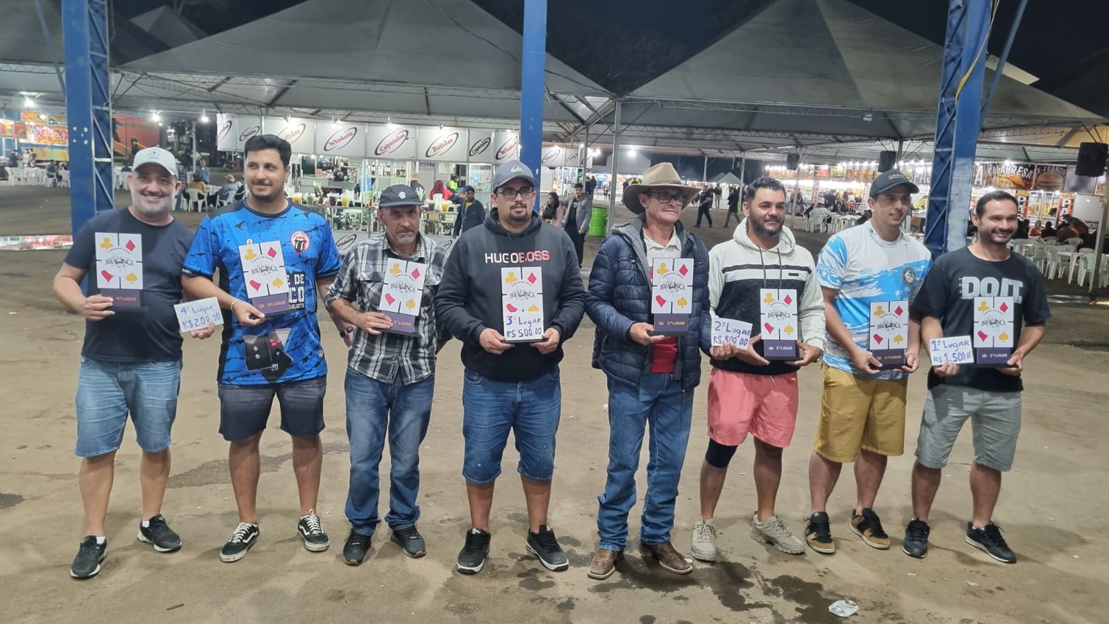 Dupla de truqueiros "Diva e Chapéu" conquista o título do Torneio de Truco da 58ª Expoagro e 31ª Festa do Peão Boiadeiro de Bragança Paulista