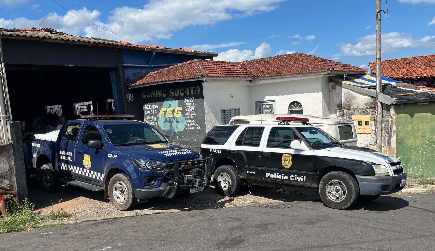 Operação “Metal Limpo” combate comércio ilegal de fios e cabos em Bragança Paulista