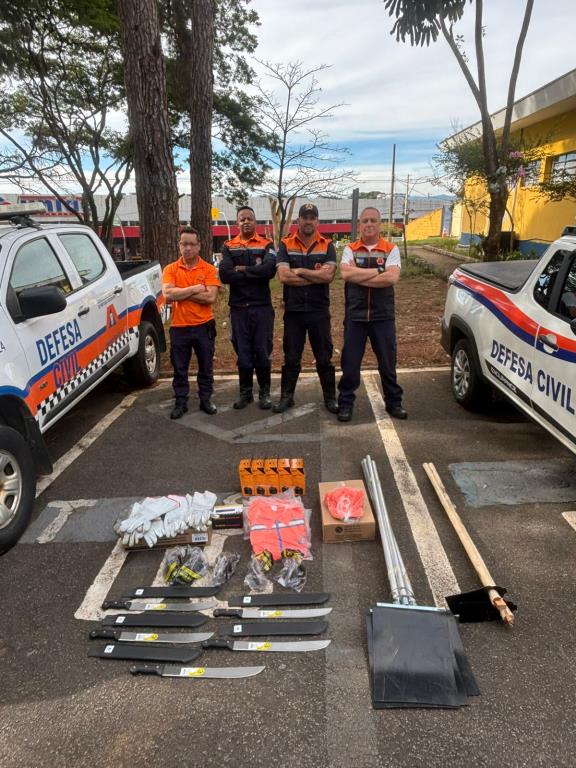 Defesa Civil participa de treinamento da Operação São Paulo Sem Fogo