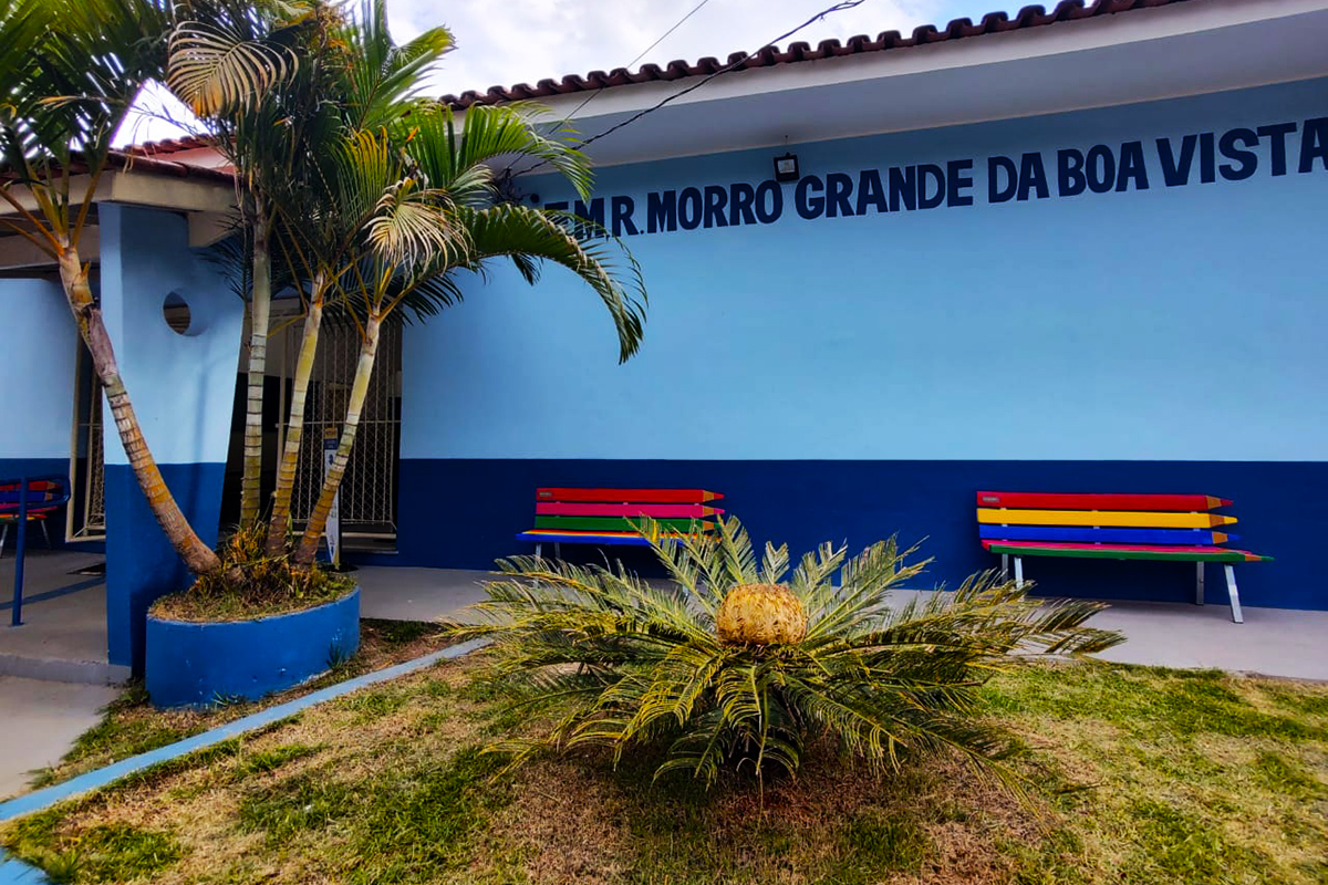 Prefeitura entrega reforma e ampliação da Escola Municipal Rural do Morro Grande da Boa Vista