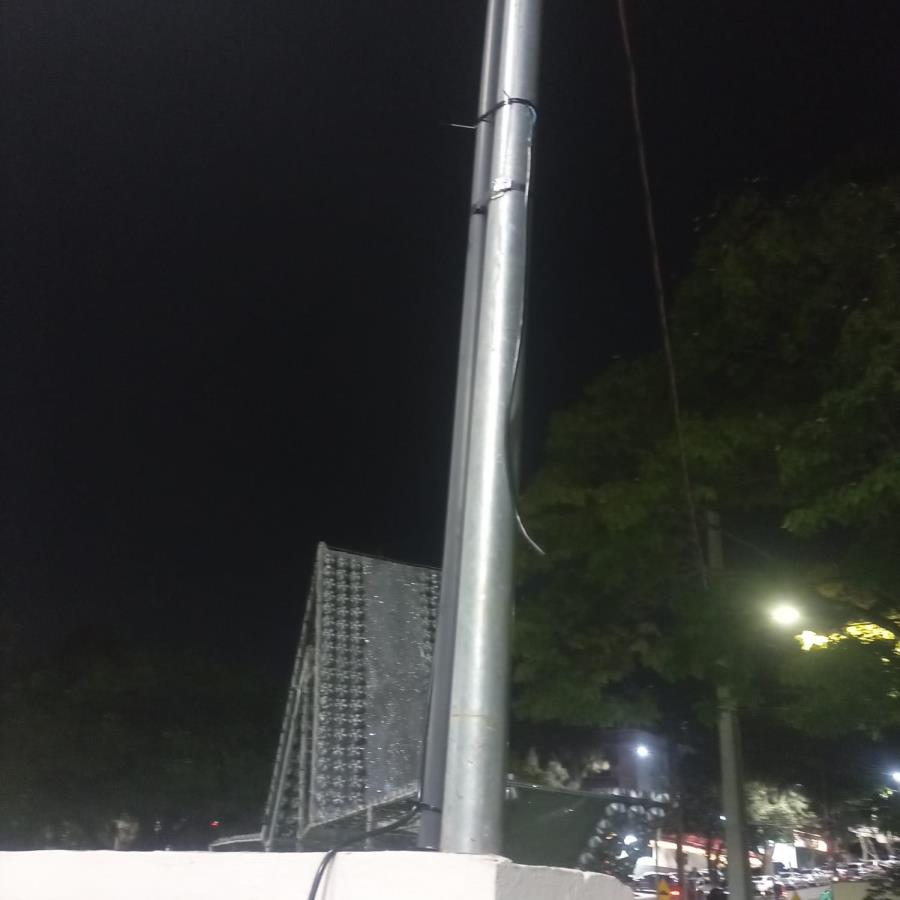Furtos de cabos afetam iluminação de Natal em Bragança Paulista