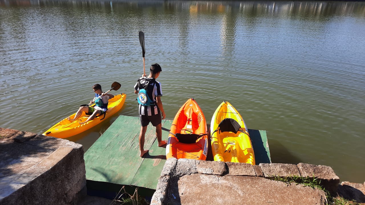 Projeto Vivência em Canoagem acontece neste final de semana no Lago do Taboão