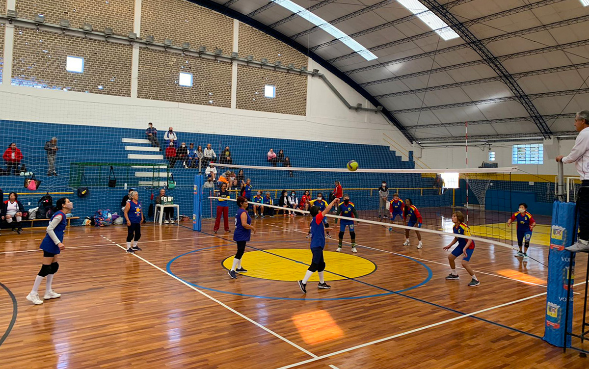 Bragança Paulista sediou amistosos de Vôlei Adaptado da Melhor Idade