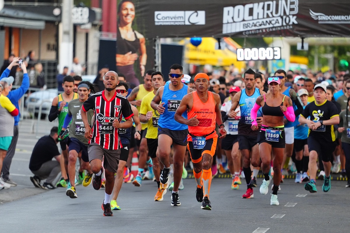 Corredores de rua de Bragança Paulista e região participaram da Corrida Bragança10k - RockRun/2025