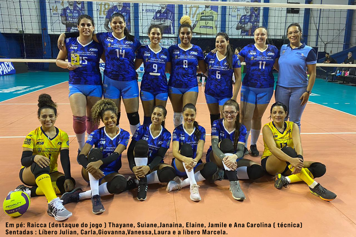 Equipe de Voleibol Adulto Feminino estreia com vitória fora de