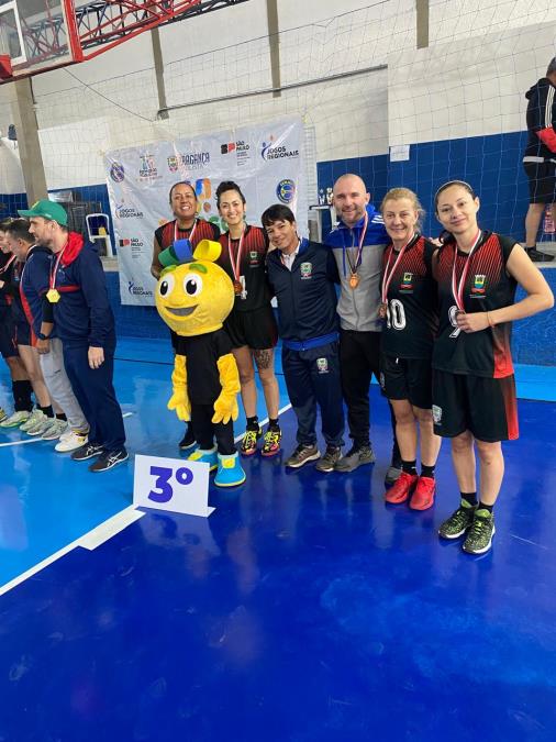 Equipe feminina de Basquete 3x3 conquista medalha inédita em modalidade estreante nos 67º Jogos Regionais
