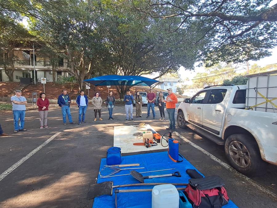 Secretaria de Meio Ambiente participa de curso de Prevenção e Combate de Incêndios Florestais