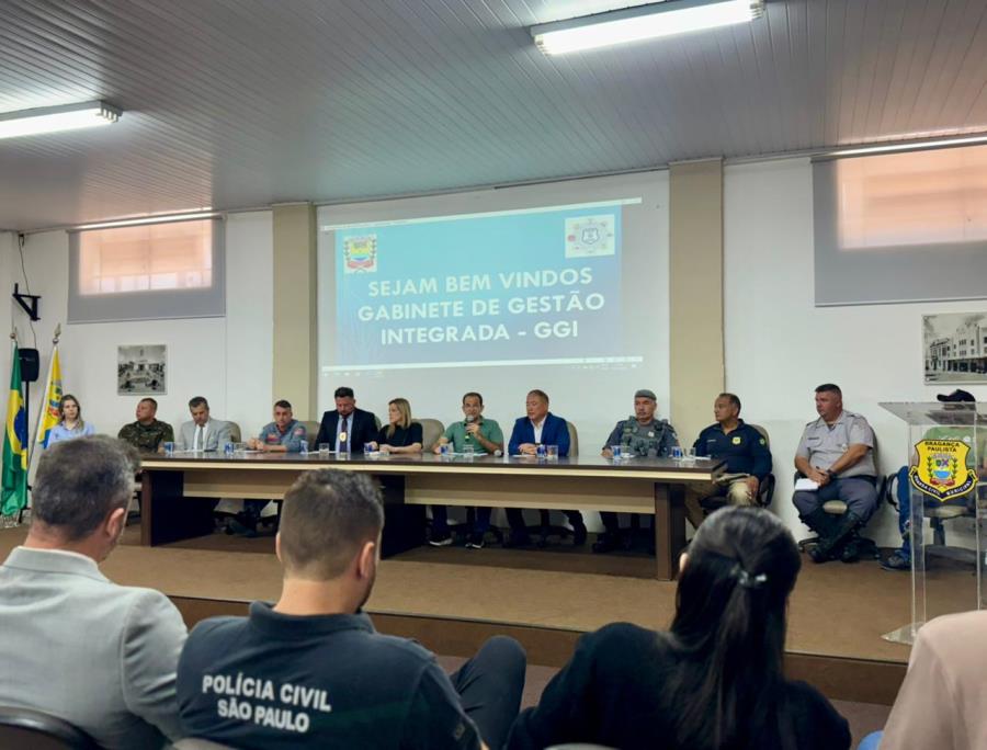 Reunião do Gabinete de Gestão Integrada reforça ações conjuntas de segurança em Bragança Paulista