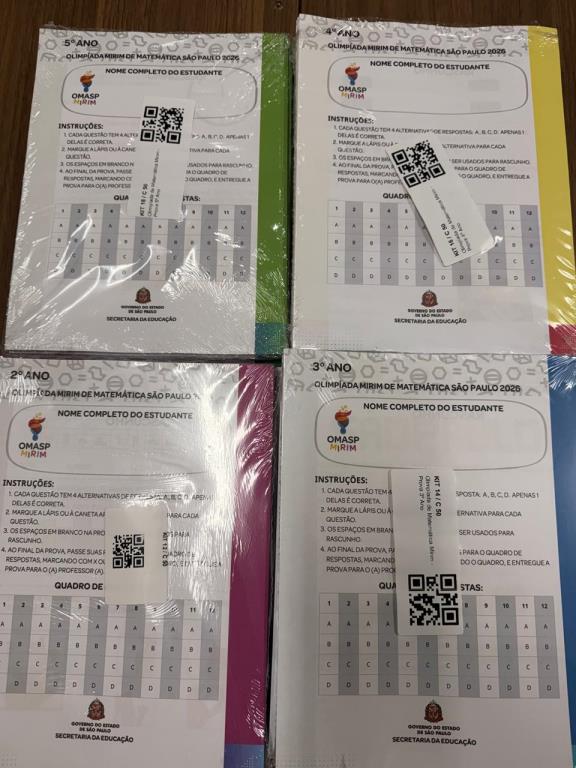 Olimpíada estadual de matemática mobiliza toda a rede municipal de ensino de Bragança Paulista
