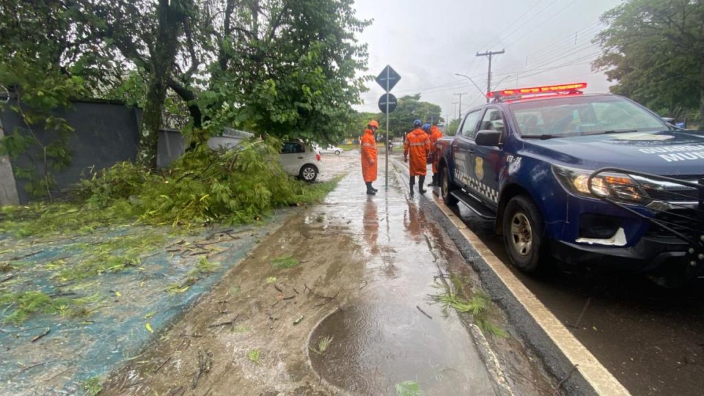 Defesa Civil monitora chuvas no município