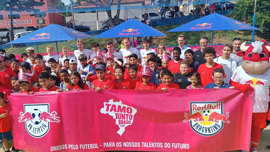 Parceria da Prefeitura com RB Leipzig e Red Bull Bragantino garantirá revitalização da quadra da Praça Narciso Furtado no Parque dos Estados