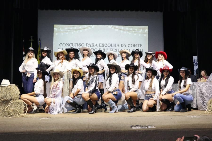Definidas as finalistas do Concurso da Corte da 58ª Expoagro e 31ª Festa do Peão de Bragança Paulista