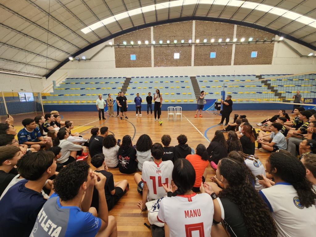 Bragança Paulista recebe Circuito Sesc de Esportes com participação da bicampeã olímpica Fabiana Claudino