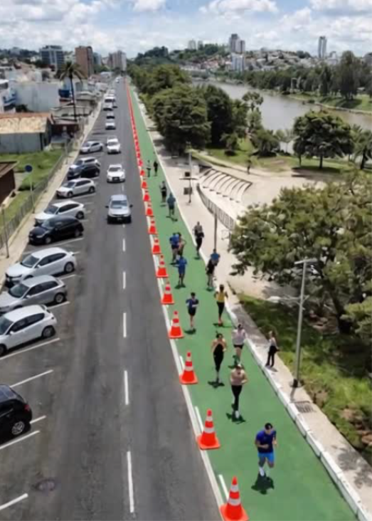 Faixa Verde estreia nesta quinta-feira no Lago do Taboão e garante mais segurança para a prática esportiva