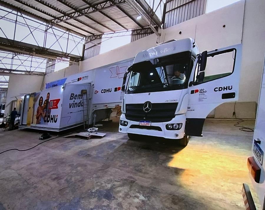 Carreta da CDHU chega a Bragança Paulista para facilitar atendimento a mutuários