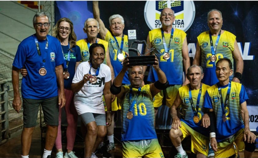 Equipe de Voleibol Adaptado de Bragança Paulista conquista terceiro lugar na Final Estadual da Superliga Masculina 75+