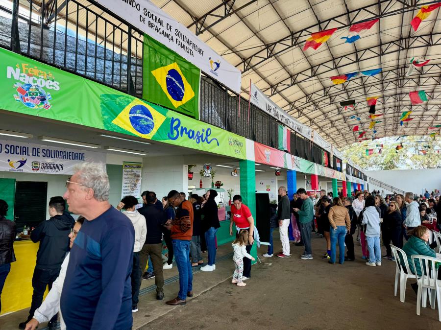 Feira das Nações 2025 atrai grande público e celebra diversidade cultural em Bragança Paulista