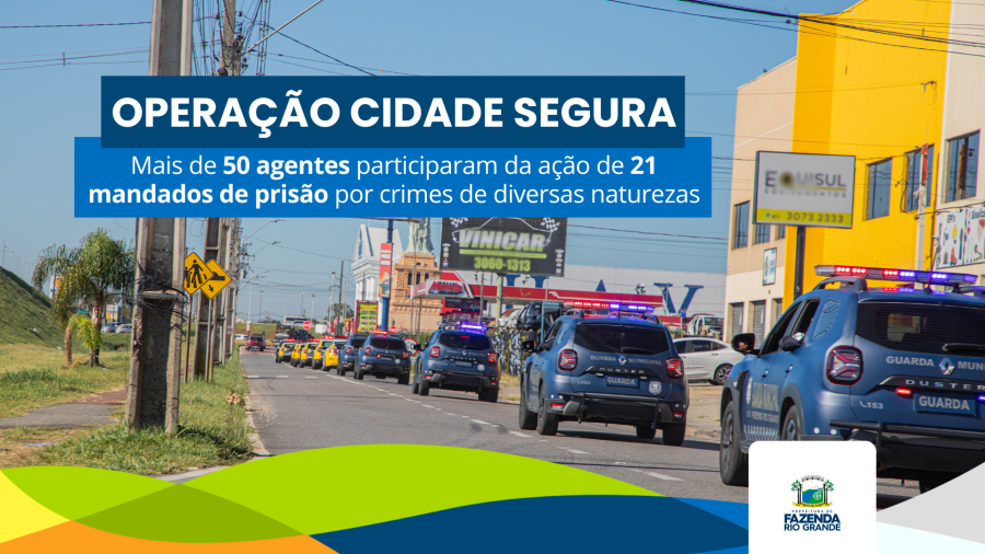 Mega operação das Forças de Segurança realiza 10 prisões em Fazenda Rio Grande