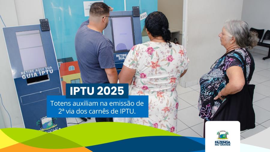 Totens facilitam acesso dos fazendenses à 2ª via do IPTU