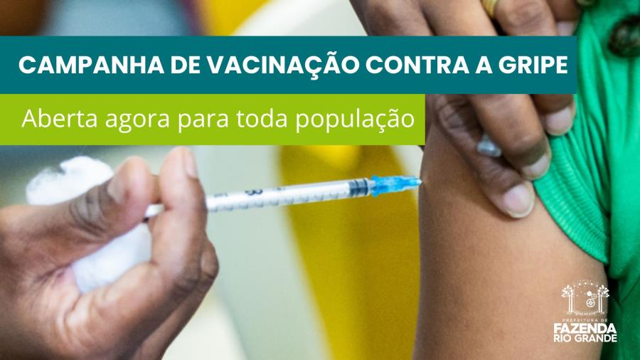 Vacinação contra a gripe é ampliada a toda população a partir desta quinta-feira
