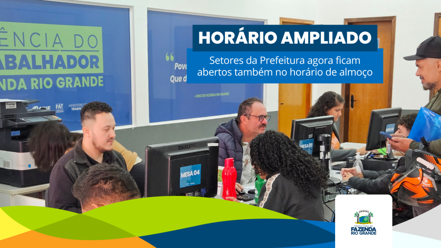 Setores da Prefeitura não fecham mais no horário de almoço