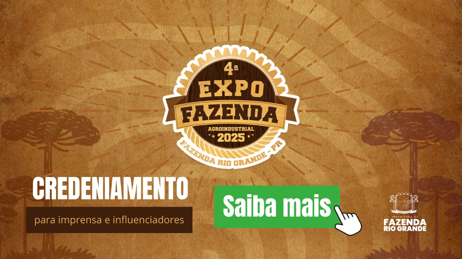Credenciamento de Imprensa e Influenciadores — 4ª ExpoFazenda 2025