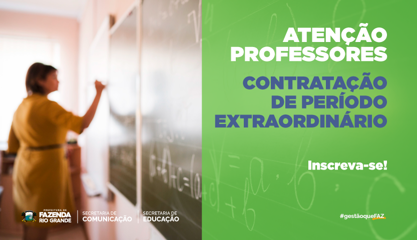 Vagas para professores