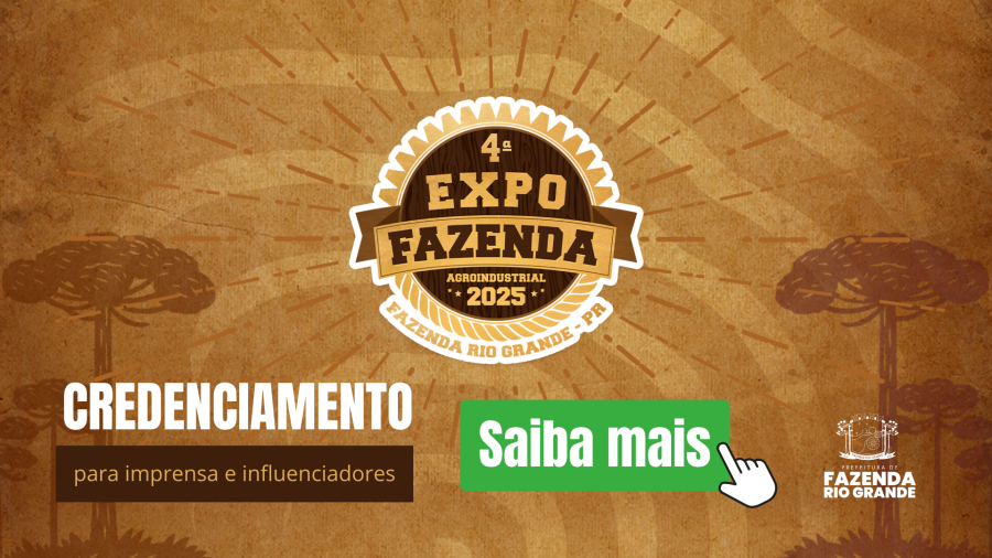 Credenciamento de Imprensa e Influenciadores — 4ª ExpoFazenda 2025