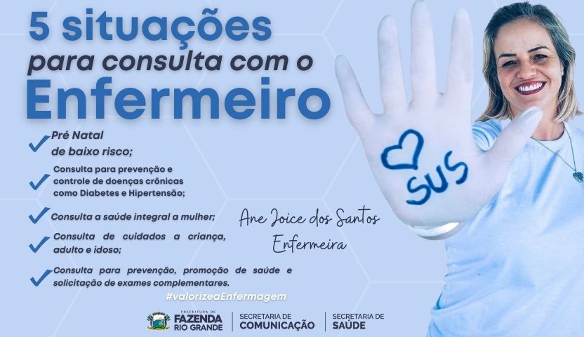 Valorize a Enfermagem! - Prefeitura de Fazenda Rio Grande Valorize a Enfermagem! - Prefeitura de Fazenda Rio Grande