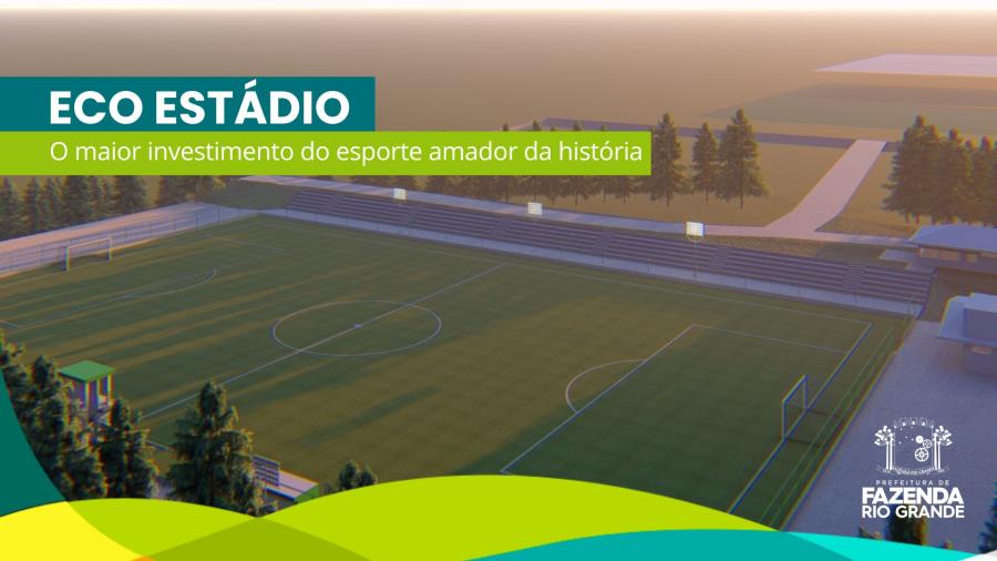 Vem aí o novo Eco Estádio: sustentável, moderno e feito para todos!