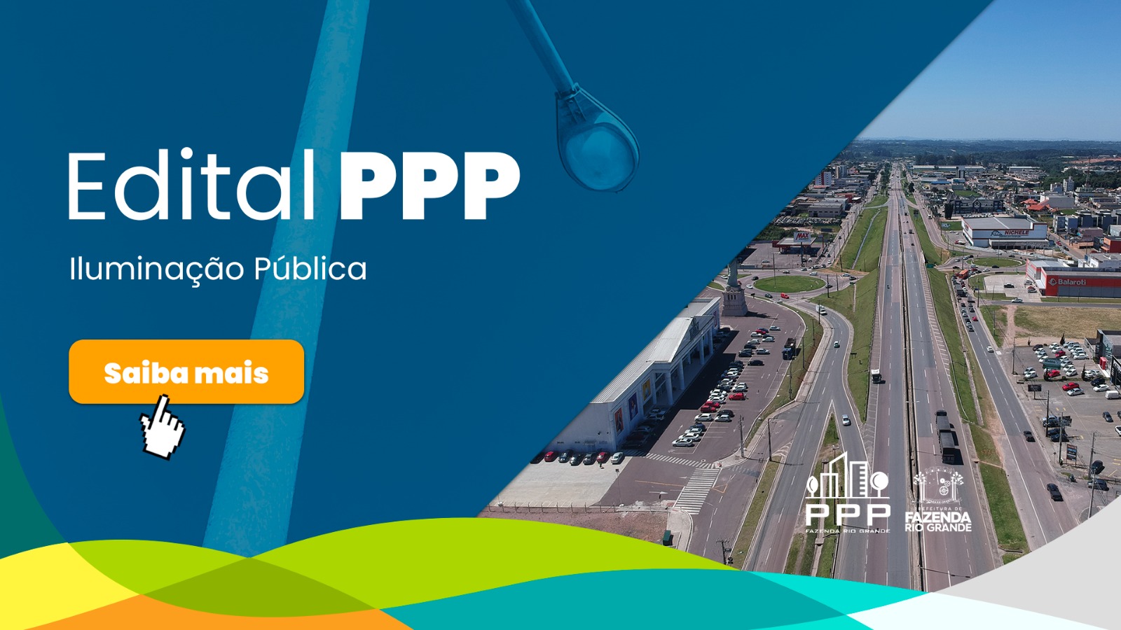 Prefeitura abre licitação para PPP de iluminação pública de Fazenda Rio Grande