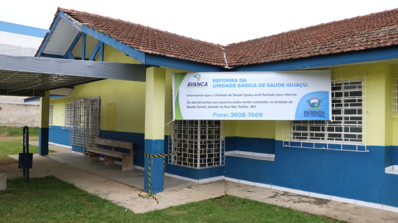 Prefeitura de Fazenda Rio Grande inicia reforma da UBS Iguaçu
