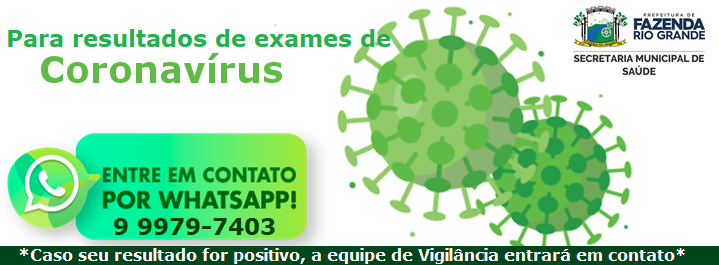 Resultados de exames para Sars-Cov-2
