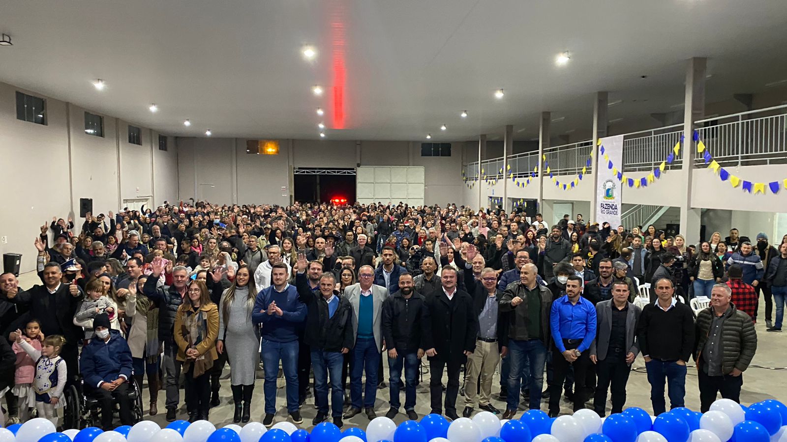Prefeito de Fazenda Rio Grande, Marco Marcondes anuncia obras e investimentos durante apresentação da gestão