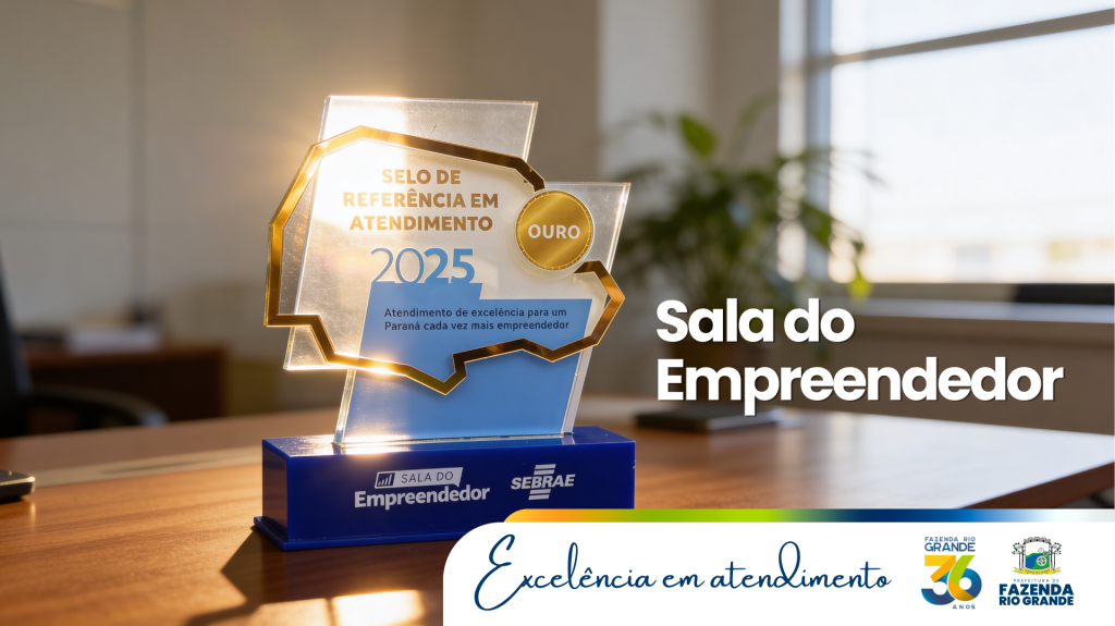 Sala do Empreendedor de Fazenda Rio Grande recebe Selo Ouro em Atendimento do Sebrae