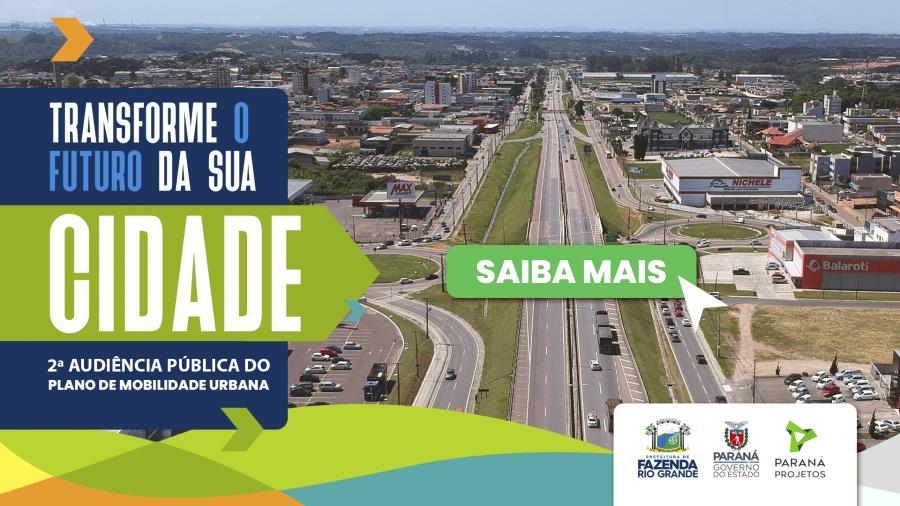 Participe da 2ª Audiência Pública do Plano de Mobilidade Urbana de FRG