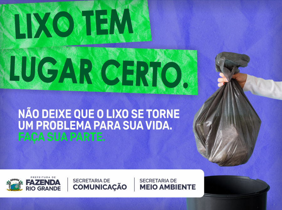 ⚠️LUGAR DE LIXO É NO LIXO!