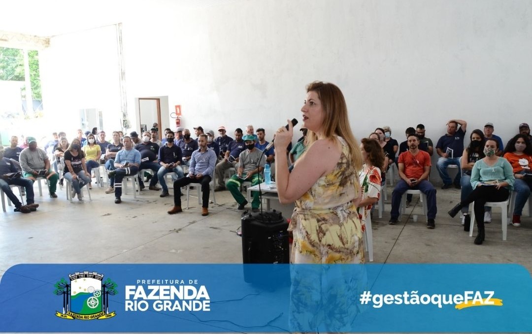 Palestra reuniu funcionários das secretarias de Obras e do Meio Ambiente